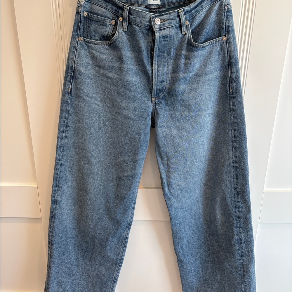 Citizens Of Humanity Light Blue Wide Leg Jeans